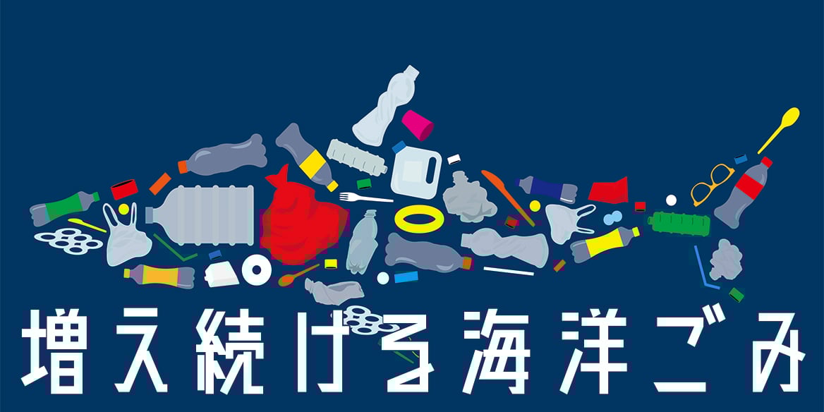 画像：増え続ける海洋ごみ