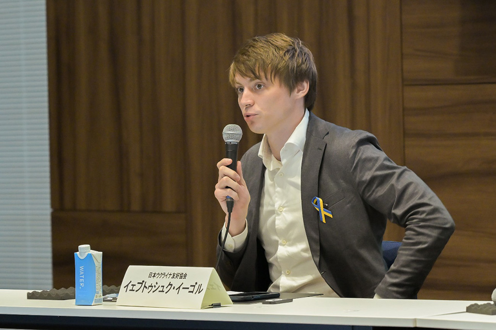 写真：イェブトゥシュク・イゴール氏（日本ウクライナ友好協会）