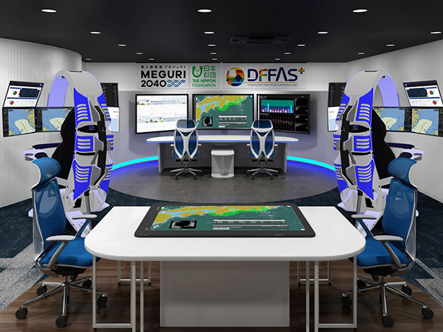 写真：陸上支援センターイメージ図（全体像）