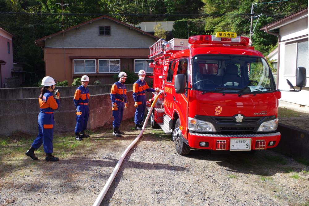 消防団が所有している消防車両