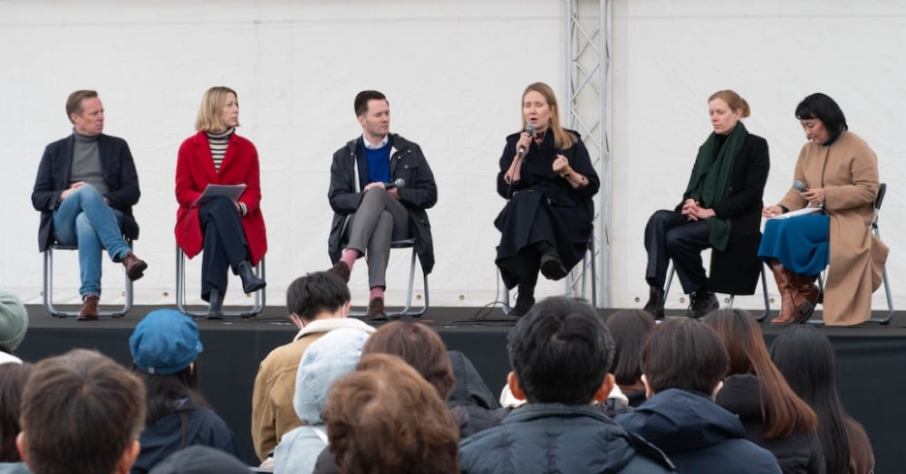 民主主義ユースフェスティバルでのトークセッションの模様