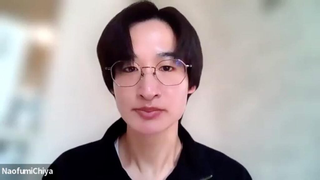 オンラインで取材に応じる千谷さん